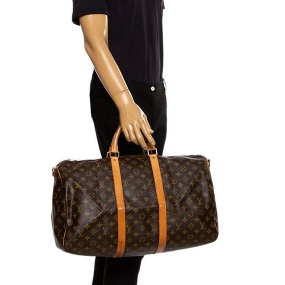 Auth Louis Vuitton Keepall 50 Travel #38213L48B